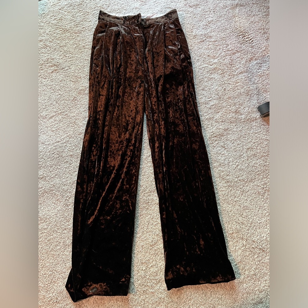 pants women casual Silk Blend Pants Size M 27